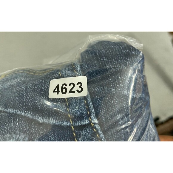 Buckle BKE Victoria Jeans Women 29 Dark Wash Mid Rise Ankle Skinny Distressed - Picture 11 of 11